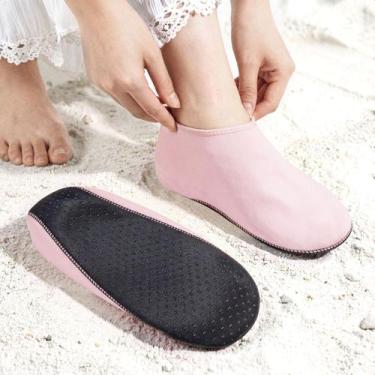 Imagem de Sapatilha Aquatica Antiderrapante Leve Macia Unissex Praia Piscina Par