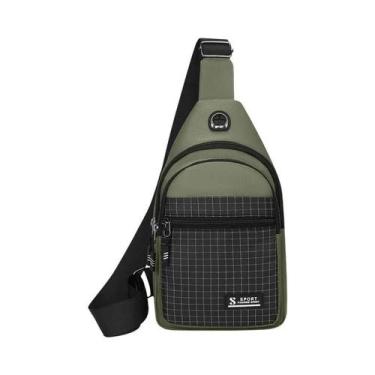 Imagem de Bolsa De Peito Masculina Impermeável Em Tecido Oxford, Estilo Coreano,