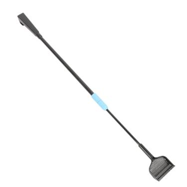 Imagem de aqxreight Kit de Ferramentas de Limpeza de Aquário 4 Em 1, Cabo Longo de Plástico, Raspador de Vidro para Tanque de Peixes, Escova de ângulo Reto, Uso Longo, Ferrugem, Quebra, Plástico Seguro de