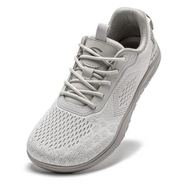 Imagem de HOBIBEAR Tênis minimalista de corrida unissex para trilha sem cadarço, Sandy, 38 BR G
