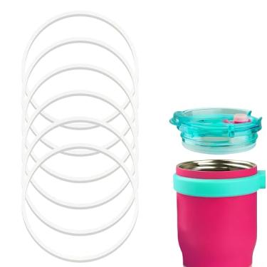 Imagem de Joshey Tampa de copo de substituição de vedação de borracha compatível com Reduce Kids Coldee 2.0 Caneca 400 ml, 510 g, 6 peças de acessórios de vedação de silicone sem BPA