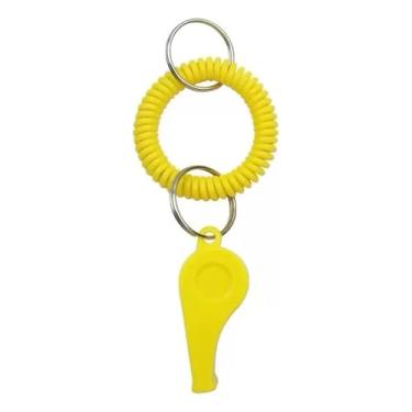 Imagem de Gryshanyun Apito esportivo com alça de pulso ajustável - Som de alta frequência para treinadores, árbitros e esportes de equipe, apito de emergência de plástico durável para futebol, beisebol e