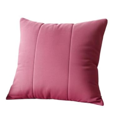 Imagem de Almofadas Cheia E Decorativas Ziper Invisivel(Suede Rosa,Kit 6 Almofadas)