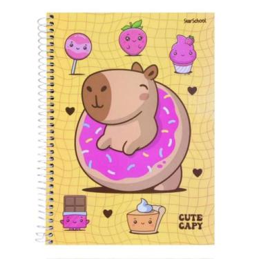 Imagem de Caderno universitario capivara c/ 10m 160 folhas - jandaia