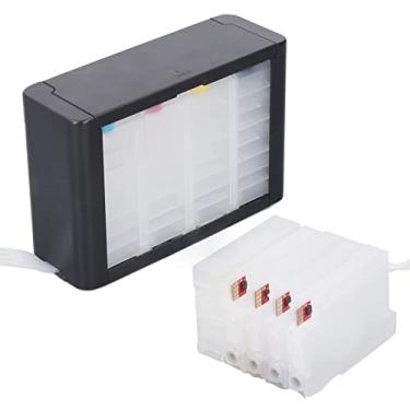 Imagem de Acouto Cartucho de Tinta de Impressora de Recarga de 4 Cores para 953, Fornecimento Contínuo Sem Vazamento Com Chip Permanente e (#6)