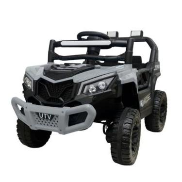 Imagem de Mini Utv Elétrico Infantil Off-Road 12V, Com 4 Motores, Luzes e Sons, Rodas Largas e Cinto Segurança