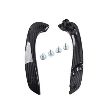 Imagem de Compatível com Renault Megane 3 III Fluence 2008-2016 Maçaneta da porta interna dianteira esquerda direita interna dentro da tampa externa 809600015R 197012651(Carbon-Set-Right)