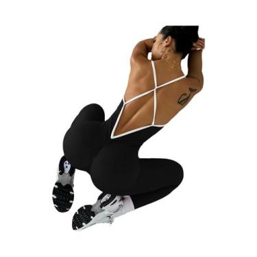 Imagem de Macacão Esportivo Rosa Para Meninas, Bodysuit Feminino De Uma Peça, Ro