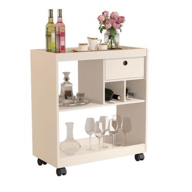 Imagem de Buffet Aparador 4000 Off White - Moveis Jb