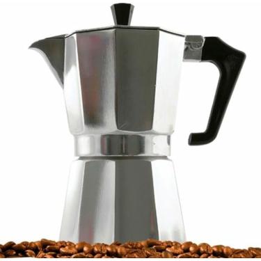 Imagem de Cafeteira Italiana 9 Doses Em Alumínio Polido - Café Cozinha 9 xícaras