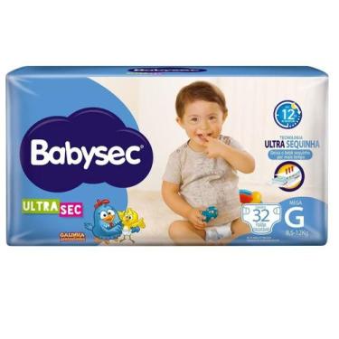 Imagem de Fralda babysec ultra sec g pacote econômico