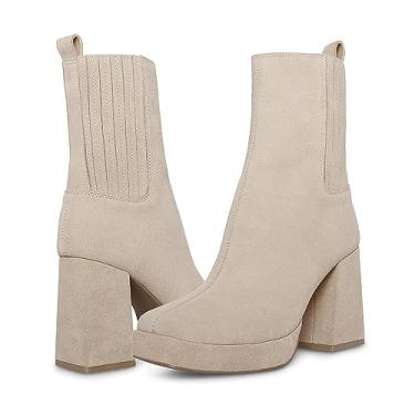 Imagem de Blondo Bota feminina Rozalie impermeável no tornozelo, Camurça de, 37