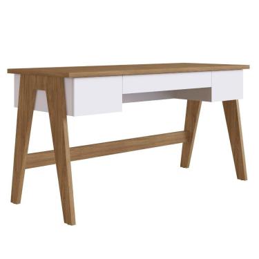 Imagem de Escrivaninha 3 Gavetas Trend Artesano 150 Cm (largura) Em Mdp Hanover E Off White