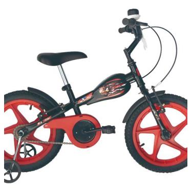 Imagem de Bicicleta Infantil Para Meninos Shadow Sonic Aro 16 Com Rodinhas Verme