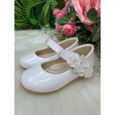 Imagem de Sapatilha Doce Pe Lili Branca para Meninas - Conforto e Estilo, Branco