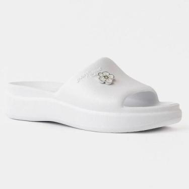 Imagem de Tamanco Slide Piccadilly Chinelo Nuvem Marshmallow Smurfs, Branco, 221