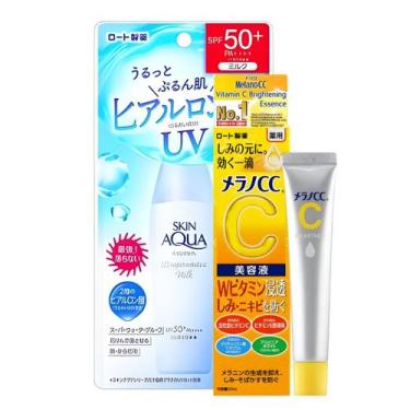 Imagem de Kit Hada Labo Sérum Vitamina C + Protetor Moisture Milk