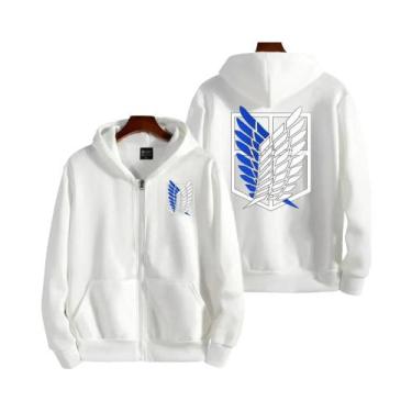 Imagem de Cardigan com zíper masculino, moletom com capuz, casual e elegante - A