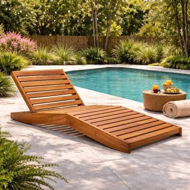 Imagem de Espreguiçadeira Poltrona Mawi Yescasa Nogueira