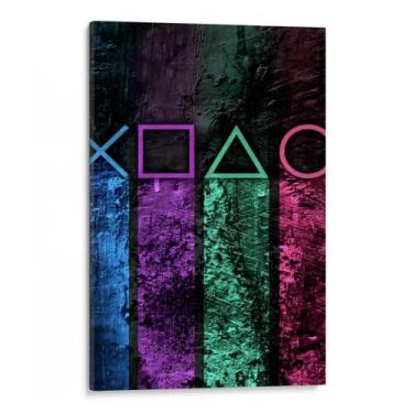 Imagem de Quadro Gamer - Comandos da Jogatina - Mioquadros, 200x130 cm, Borda in