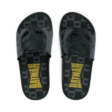 Imagem de Chinelo Slide Infantil Grendene Batman Adventure Preto-Masculino