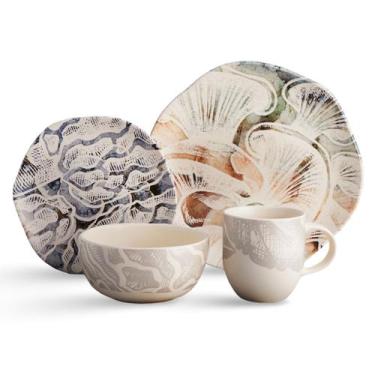 Imagem de Aparelho De Jantar Zibá Conjunto 16 Peças Cerâmica - Dolce - DOLCE HOM