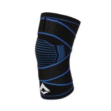 Imagem de Joelheira de Compressão Sense com Faixa - Tecnologia Knit 3D Alasca (P, Azul)