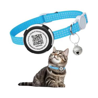 Imagem de Coleira Para Gato À Prova d'Água Com Refletor E Suporte Para AirTag, P