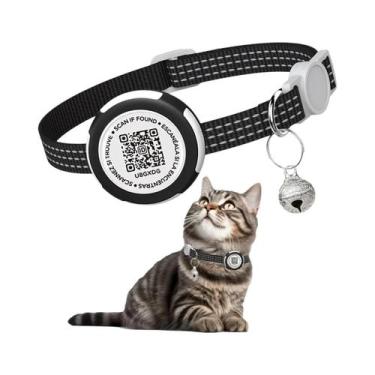 Imagem de Coleira Para Gato À Prova d'Água Com Refletor E Suporte Para AirTag, P