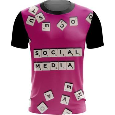 Imagem de Camiseta Dryfit Social Media Cubos Letras Profissão 1 - Kasubeck Store
