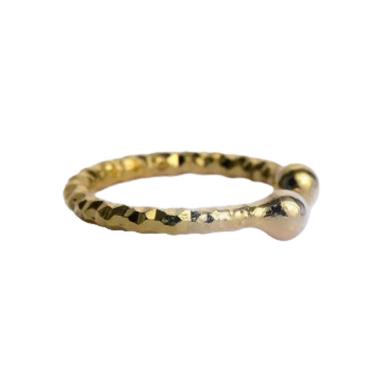Imagem de Piercing Fake Floratta Joias Folheado em Ouro 18k em Metal Banhado Diâmetro 1cm Dourado Unissex