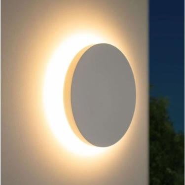 Imagem de Arandela Eclipse 3.650.8348 9W 3000K com Sensor de Gesto Dimerizável IP65 Branco para Iluminação Decorativa