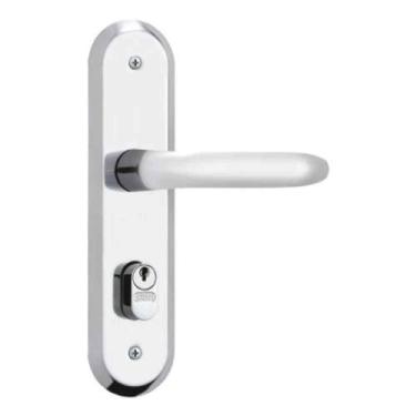 Imagem de Fechadura Externa 1801-11 com Chave para Porta Residencial Espelho Ino