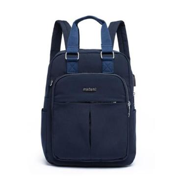 Imagem de Mochila Bolsa Feminina Executiva Notebook Reforçada Usb - MADAMI, U