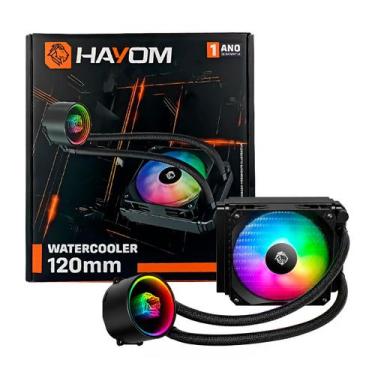 Imagem de Water Cooler Hayom 120mm, Intel/AMD, 120mm, Preto - 13.10.14 - MOD.FC1