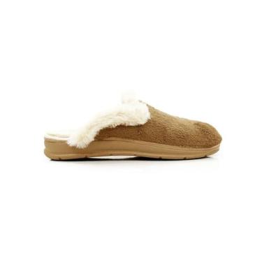 Imagem de Pantufa Feminina Pegada Forrada e Macia Pelúcia Confortável 266005, Ro
