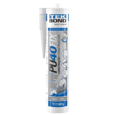 Imagem de Selante PU 40 Cinza 387g Tekbond Poliuretano