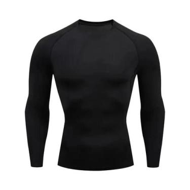 Imagem de Camiseta Masculina De Compressão Para Academia, Secagem Rápida, Respir
