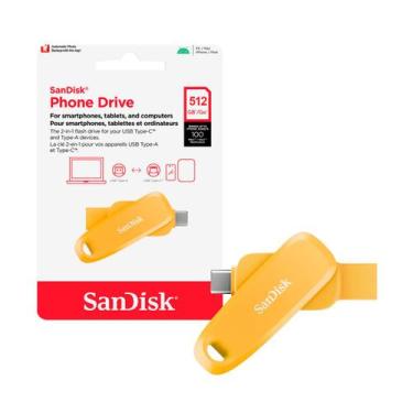 Imagem de Pen Drive 512gb Usb 3.2 OTG Ultra D Go Tip C Amar 100mbs le SDDDC6-512