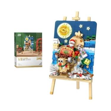 Imagem de Quebra-Cabeça De Trem De Natal Para Crianças, Modelo De Montagem, Bloc