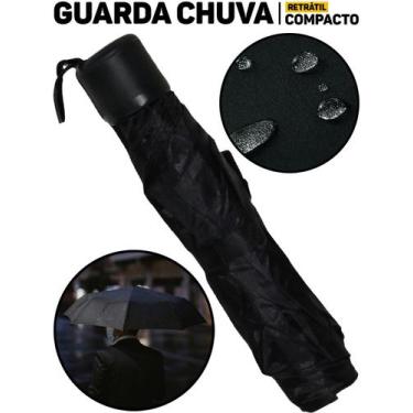 Imagem de Sombrinha Manual De Bolsa Elite Imports P/ Sol Chuva Carro Uso Diário