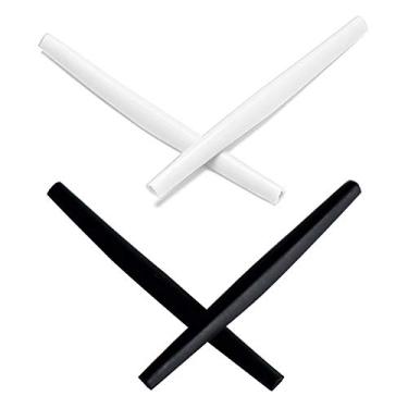 Imagem de Mryok Meias de substituição para óculos de sol Oakley C Wire 1.0 – Opções, Branco e preto, One Size