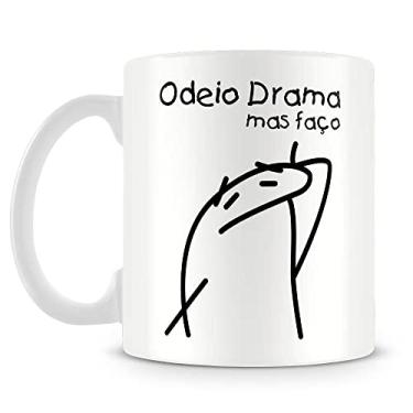 Imagem de Caneca Personalizada Meme Flork - Odeio Drama mas Faço