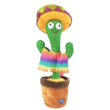 Imagem de Cacto Dançante/Falante Reproduz Voz E Música Luzes Brinquedo