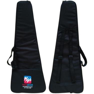 Imagem de Capa para Guitarra Infantil Audiodriver Estofada Alças Lateral e Tipo Mochila em Nylon