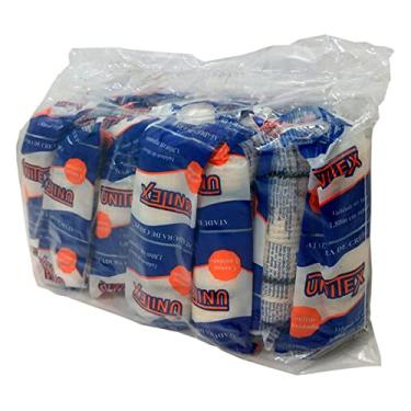 Imagem de Atadura Crepe 13 Fios Unitex 20cmx1,80mt 12 Rolos Crepom Kit Com 12 Pacotes