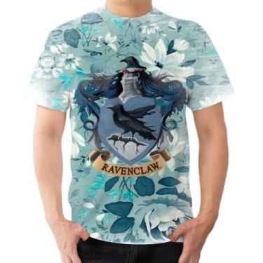 Imagem de Camiseta Camisa Harry Potter Escola De Magia Ravenclaw - Estilo Kraken