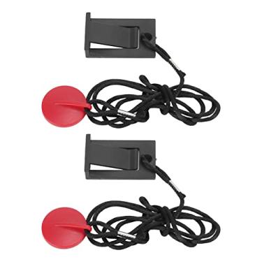 Imagem de Chave de seguran?a de esteira, chave de seguran?a de ¨ªm? universal de esteira de 2 pe?as, substitui??o de chave de ¨ªm? de esteira de gin¨¢stica, trava de seguran?a de ¨ªm? de esteira, acess¨®rios de