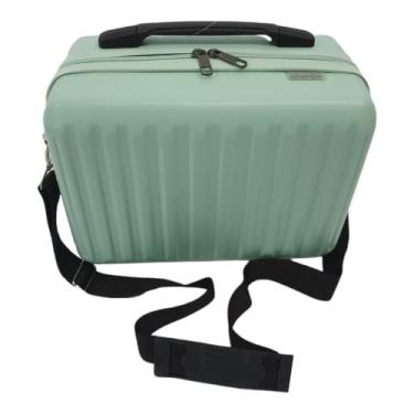 Imagem de Frasqueira Mão Maleta Viagem Maquiagem Cosmetico Original (Médio, Verde)