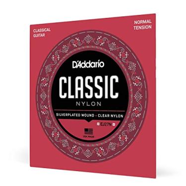 Imagem de Encordoamento Para Violão Nailon Transparente D'Addario Student Nylon EJ27N